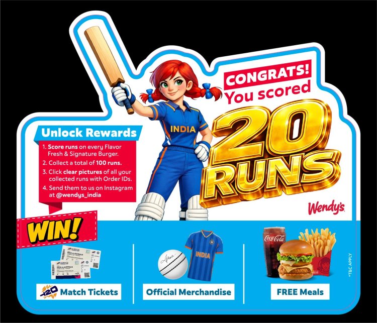 Wendy’s India Teams With Coca-Cola To Turn Burger Orders Into T20 Rewards