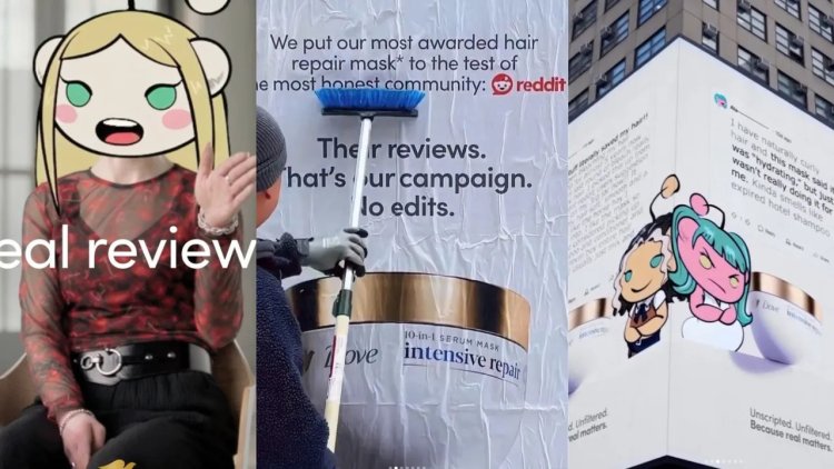 Dove Turns Reddit Reviews Into Billboards With ‘r/eal reviews’