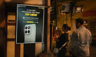 Flipkart Turns Billboard Into Live Camera Test For Motorola Edge