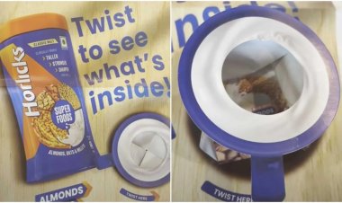 Horlicks Pops Out Of Newspaper With Playful Morning Surprise
