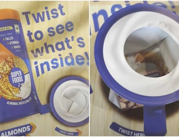 Horlicks Pops Out Of Newspaper With Playful Morning Surprise