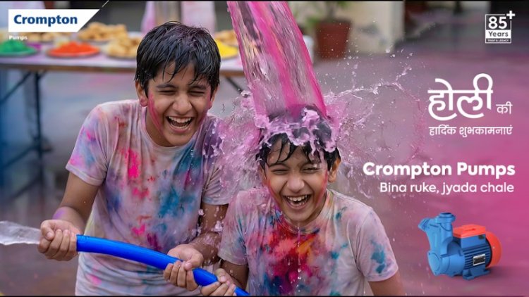 Crompton Launches AI-Led Holi Film for Pumps Campaign