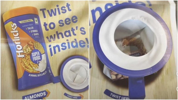 Horlicks Pops Out Of Newspaper With Playful Morning Surprise