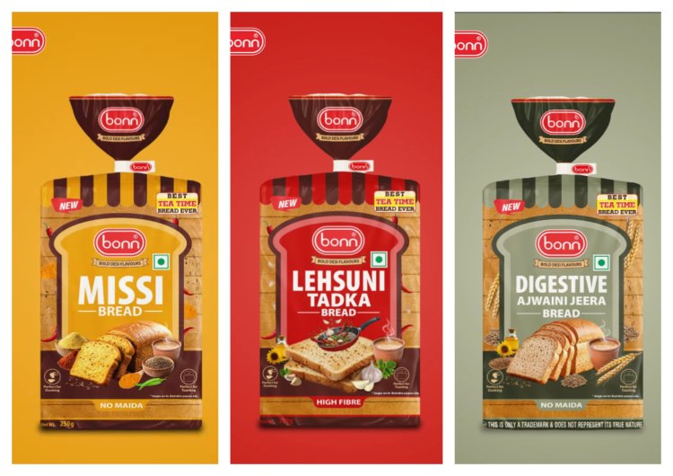 Bonn Launches 3 Indian-Flavoured Breads: Missi, Ajwain Jeera & Lehsuni Tadka