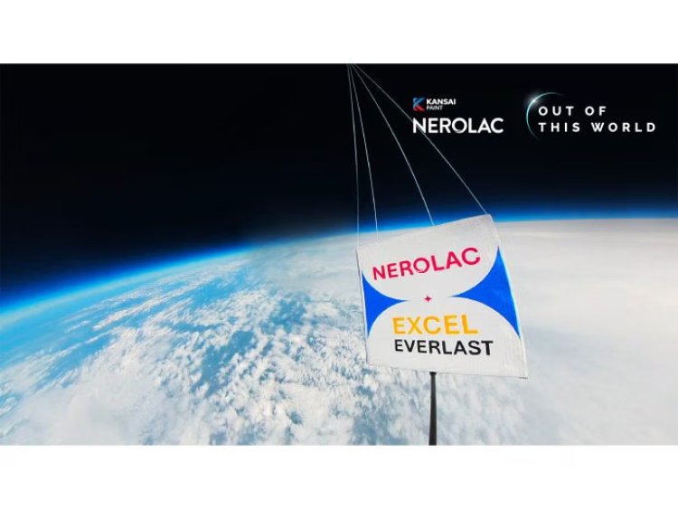 Kansai Nerolac tests paint strength with bold near space experiment
