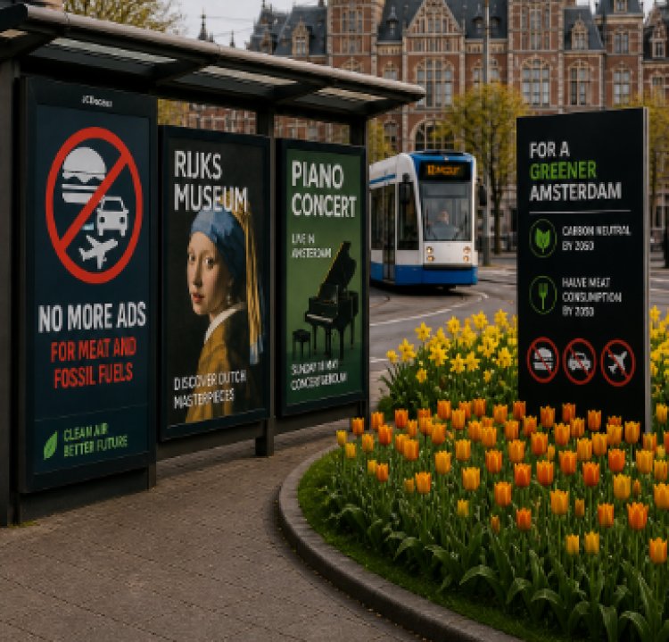 Amsterdam Becomes First Capital to Ban Public Ads for Meat and Fossil Fuels