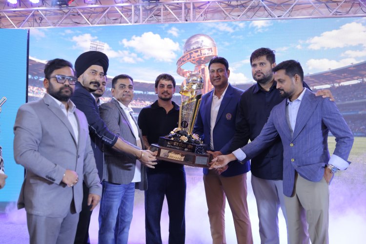 Jharkhand T20 Cricket League Unveils Trophy In Ranchi