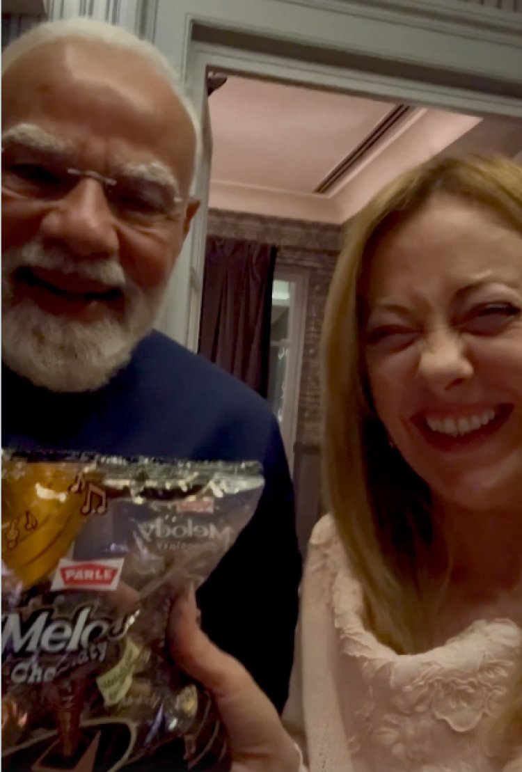 PM Modi’s Melody Toffee Gift To Giorgia Meloni Sparks Viral Brand Moment For Parle