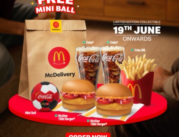 McDonald’s and Coca-Cola India Team Up for Football-Themed Mini Ball Campaign