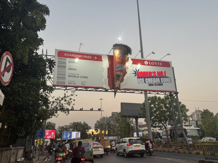 LOTTE India Brings Korean Ice Cream Heritage to Streets With Travel-Themed OOH Campaign
