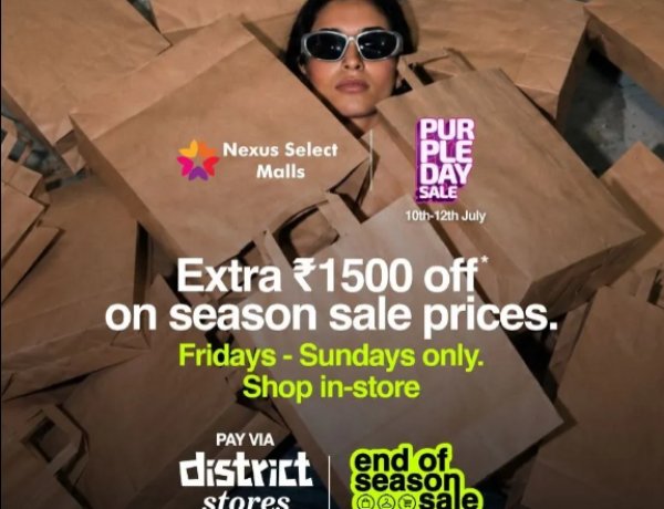Nexus Select Malls Partners With District by Zomato for Purple Day Weekend Sale