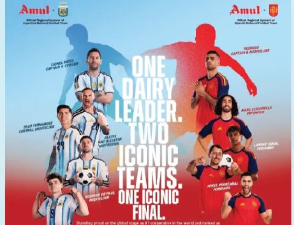 Amul Celebrates FIFA World Cup Final With Full-Page Ad Backing Both Finalists