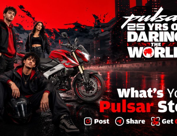 Bajaj Auto Launches ‘My Pulsar Story’ Campaign to Celebrate 25 Years of Pulsar