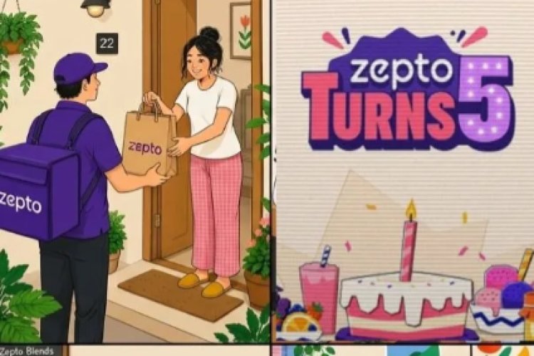 Zepto Marks Fifth Anniversary With Personalised In-App Birthday Reel