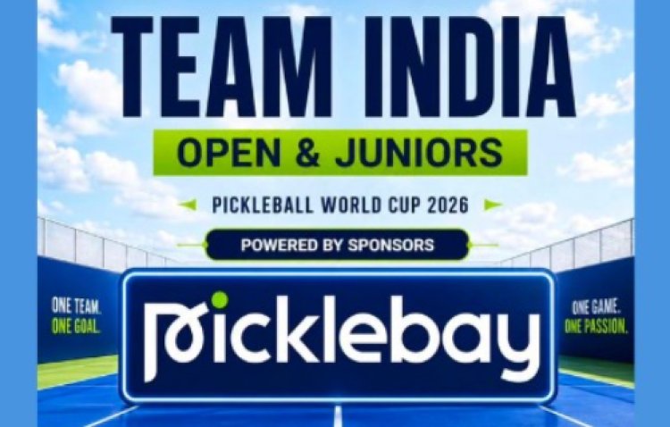 Picklebay Partners Team India as Powered By Sponsor for Pickleball World Cup 2026