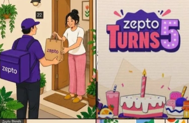 Zepto Marks Fifth Anniversary With Personalised In-App Birthday Reel