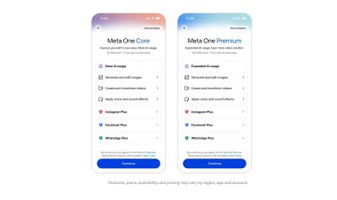 Meta Debuts 'Meta One' Subscription Service in India Starting at ₹79