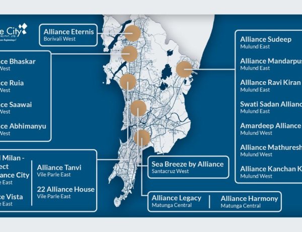 Alliance City Scales Up Mumbai Footprint: Announces Three New Residential Hubs Amid 14-Year High in Property Registrations