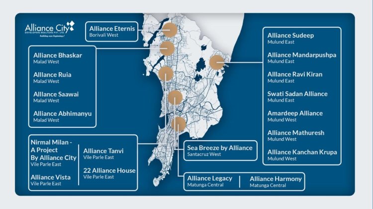 Alliance City Scales Up Mumbai Footprint: Announces Three New Residential Hubs Amid 14-Year High in Property Registrations