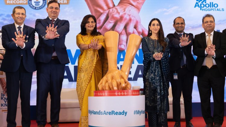 Apollo Hospitals’ “My Hands Are Ready” Sets World Record Title with 61,221 CPR Pledges in 30 Days