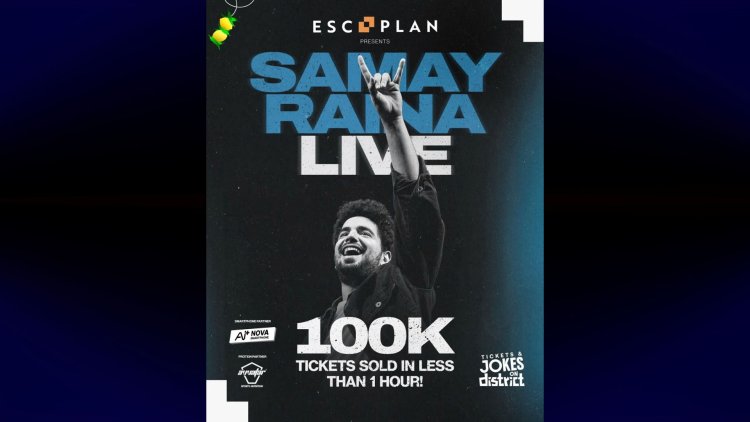 ‘Samay Raina Live’ pre-sale sells over 1 lakh tickets in under an hour