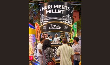 True Elements Brings Kolkata's Favourite Street Snack to Pujo Celebrations with a Larger-than-Life Jhalmuri Installation
