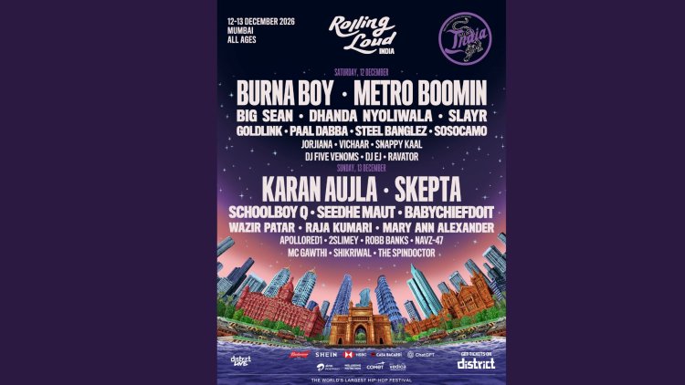 Rolling Loud India 2026 Unveils Lineup Featuring Burna Roy, Karan Aujla, Metro Boomin, Skepta and More